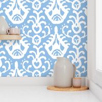 Baby Blue Ikat