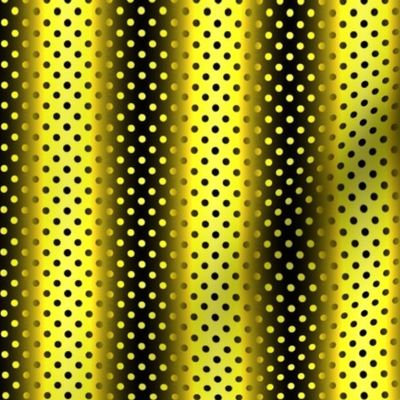 Shimmering Polka Dots Gold and Black