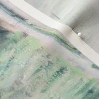 Claude Monet tea towel // white water lilies