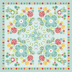 Fantasy Flower Tile-Summer MeadowPalette