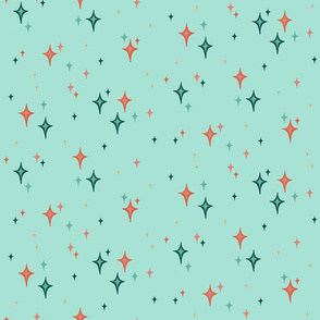 Retro Sparkle - Mint