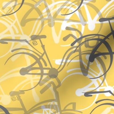 Biking | Yellow-Gray-White