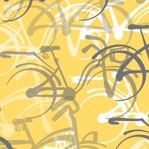 Biking | Yellow-Gray-White