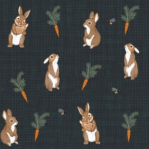 Bunnies- dark grey