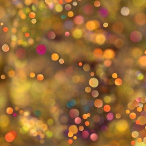 Bokeh Golden Yellow