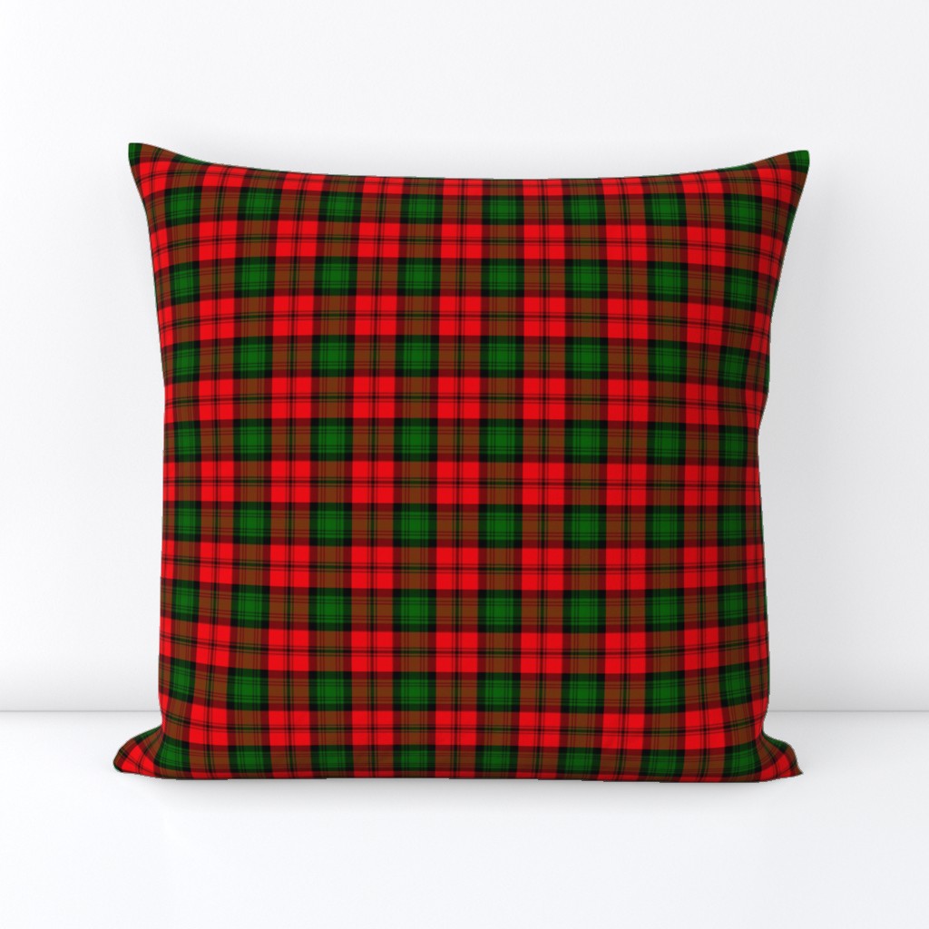 Kerr 1842 tartan, 2" red modern