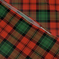 Kerr 1842 tartan, 4" red ancient