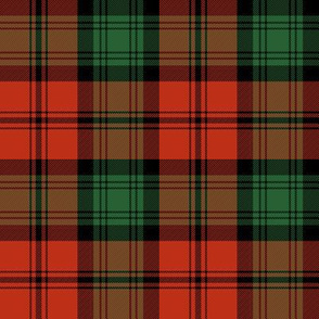 Kerr 1842 tartan, 4" red ancient