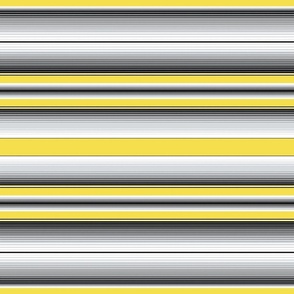 Yellow and Gray Serape Blanket Stripes