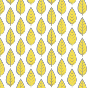 HSH Leaf Grey Yellow