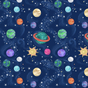Planets In Outerspace