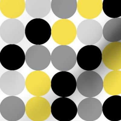 Yellow and Grey Dots