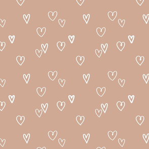 Heart and Simple on Dusty Rose