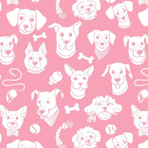 Doggos 3 on Pink