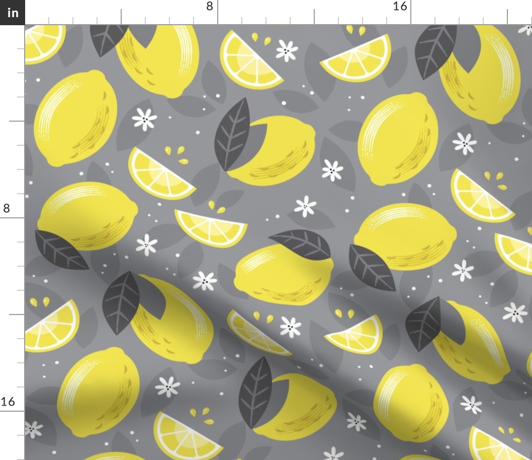 Yellow and Gray Lemons