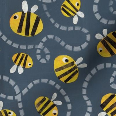 Handmade Happy Bee Collage