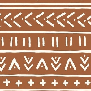 Copper Brown // African Inspired Mudcloth