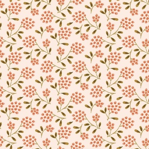 Clustered little flowers pattern // small scale