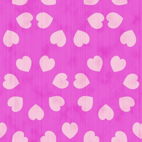 Valentines Hot Pink Hearts
