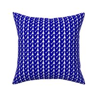 Blue Knit Pattern
