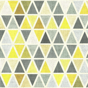 triangles in gray and yellow50