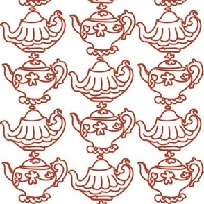 Teapots (red)