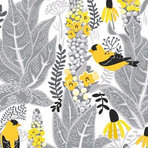 Mullein and goldfinch - large
