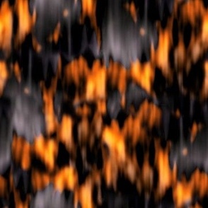 fire aurora - orange and gray leopard spots