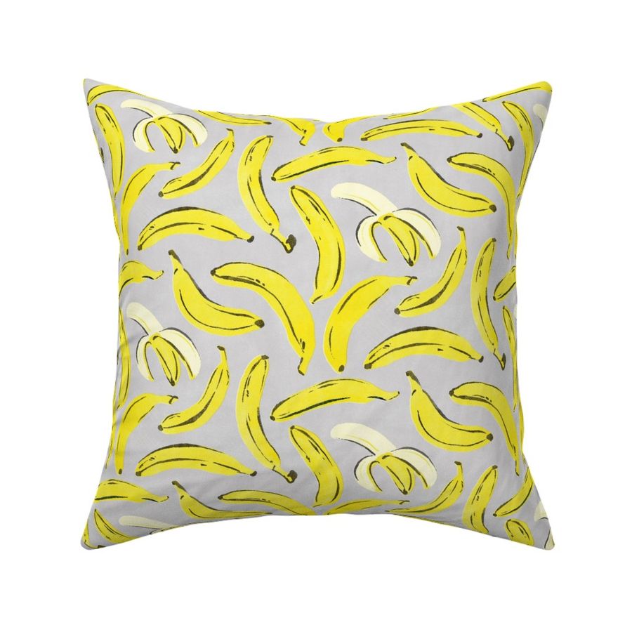 retro riso banana - grey/yellow