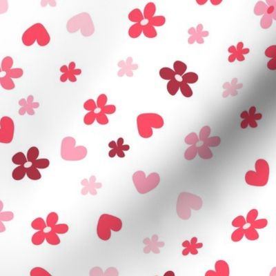 Hearts and Flowers - ditzy