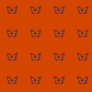 butterfly-red orange