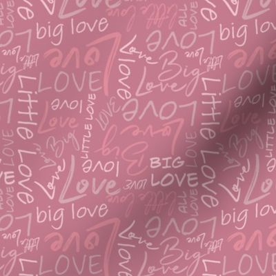 Big Little Love - Pink Small Scale