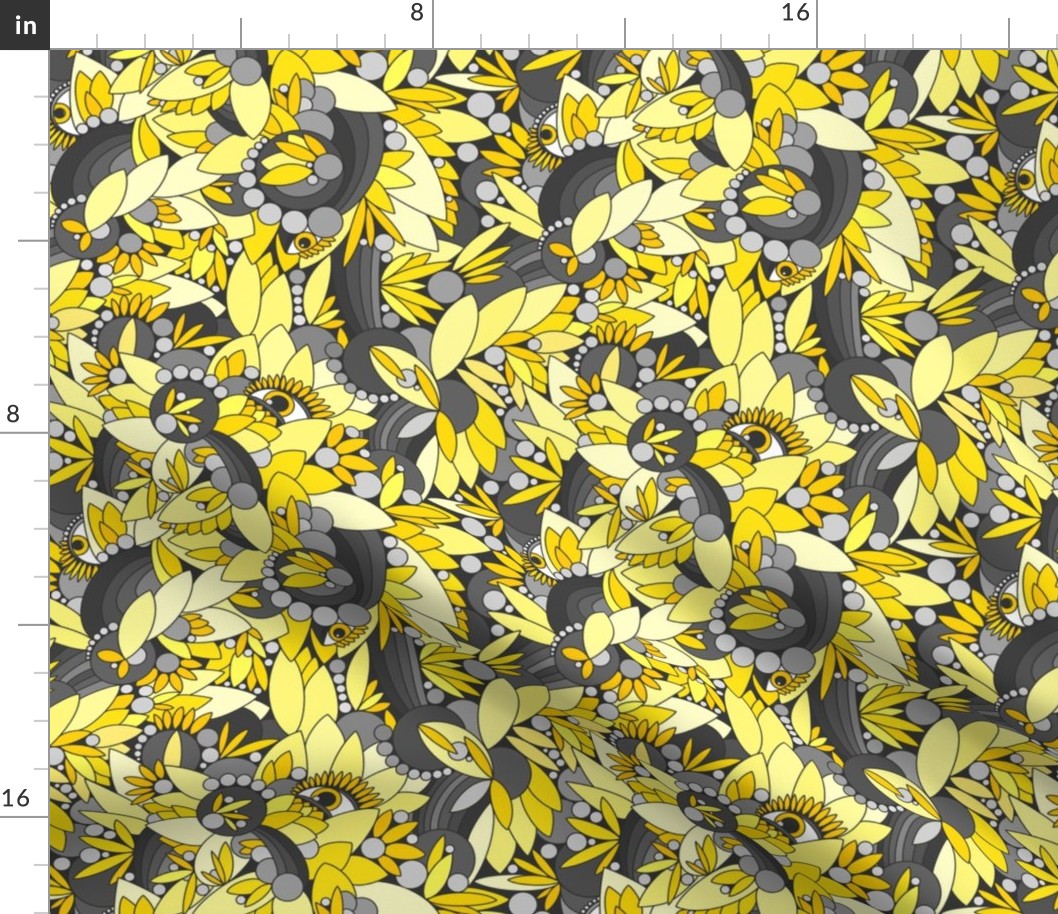 Yellow & Gray Jungle