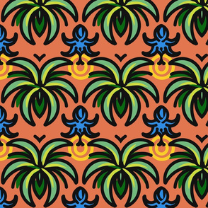 Palm tree,palm leaf, succulent,plants,tropical,exotic pattern 