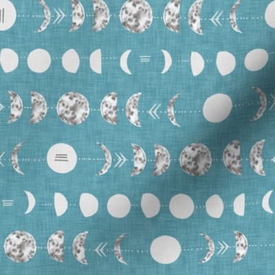 Moon Phases (sky blue) MED 