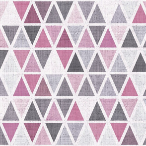 triangles grey pink