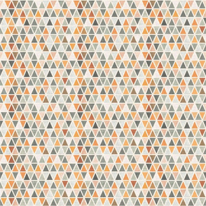triangles grey orange 25