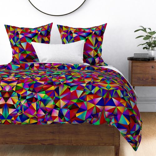 triangles colorful geometrical pink lilac purple green trending novelty table runner tablecloth napkin placemat dining pillow duvet cover throw blanket curtain drape upholstery cushion duvet cover clothing shirt wallpaper fabric living home decor 