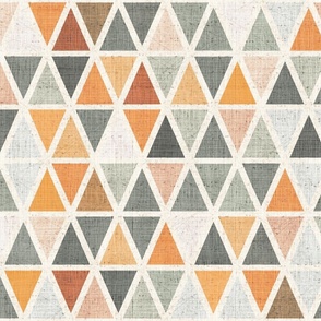 triangles grey orange