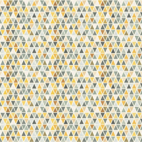triangles grey gold  25