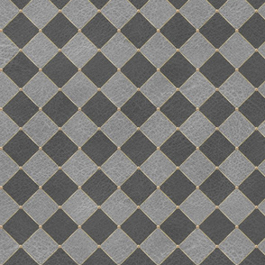 Gray Rhombuses Harlequin Geometric Grid