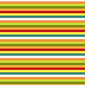 Colorful Horizontal Lines Cinco de Mayo Fiesta Party