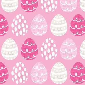 fairy floss easter eggs + cream, neon pink, lipstick, petal pink