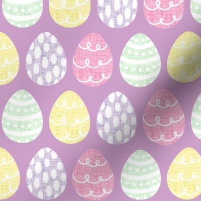 lilac easter eggs + soft mint, canary, tulip, lipstick