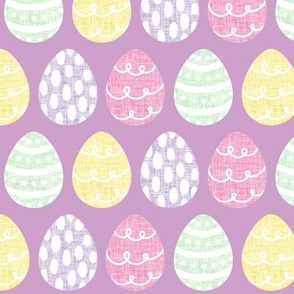 lilac easter eggs + soft mint, canary, tulip, lipstick