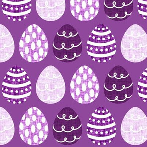purple easter eggs + lakers, crocus, sweet dreams, purple