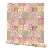 Abstract Stars Galaxy Patchwork Cheater Quilt