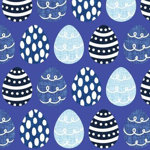 lapis easter eggs + navy no. 3, blue, cerulean, baby blue