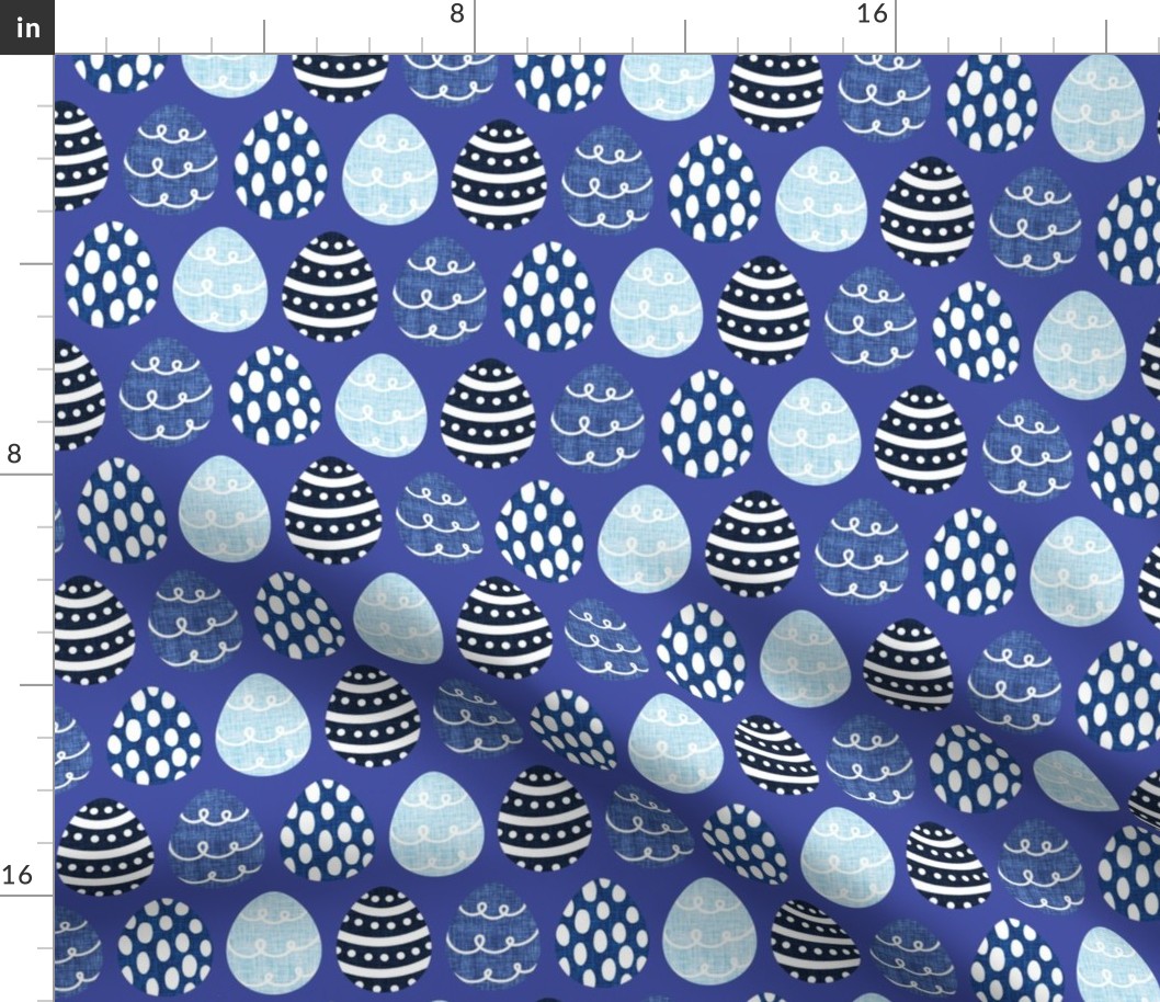 lapis easter eggs + navy no. 3, blue, cerulean, baby blue