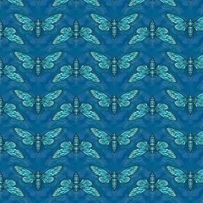 Cicadas in blue small